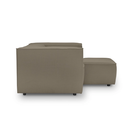 Kleine modulare Ecke 230x160 cm Luss taupe kariert I MONONI.PL