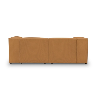 Narożnik modułowy  230x160 cm Luss pomarańczowy plecionka I MONONI.PL