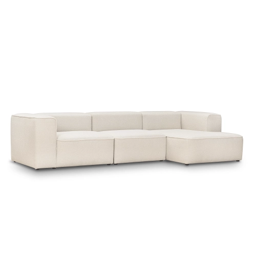 Modulares Ecksofa 300x160 cm Luss creme beige boucle| MONONI.PL