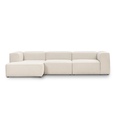 Narożnik modułowy 300x160 cm Luss śmietankowy beż boucle|  MONONI.PL