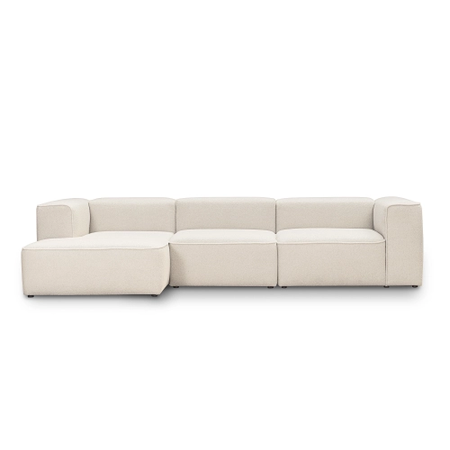 Narożnik modułowy 300x160 cm Luss śmietankowy beż boucle|  MONONI.PL