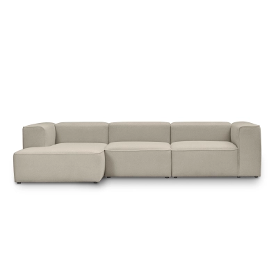 Luss narożnik modułowy 3 osobowy 300x160 cm beżowy boucle |  MONONI.PL