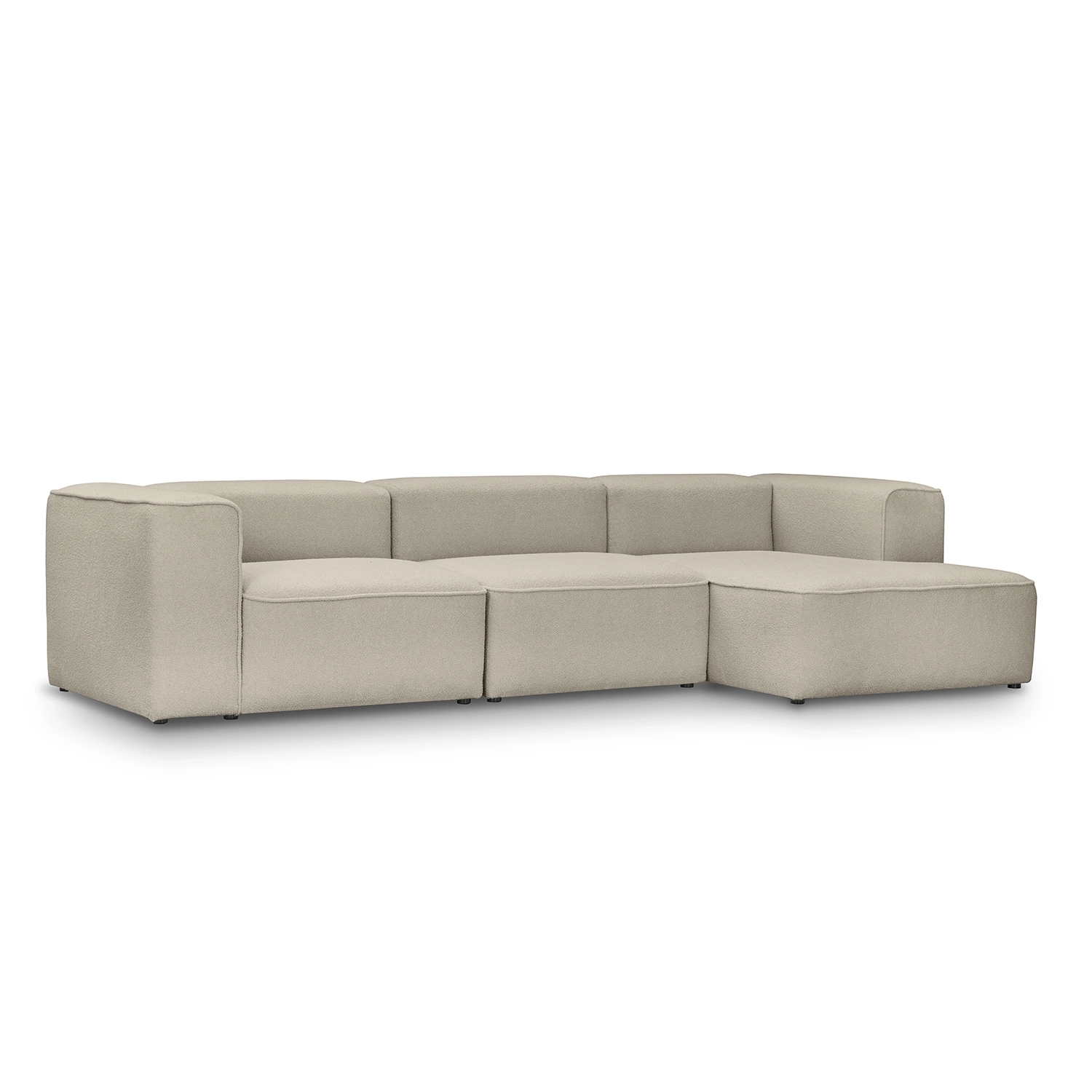 Luss 3-Sitzer modular Ecke 300x160 cm beige boucle | MONONI.PL