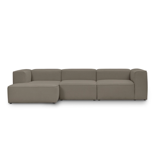 Modulares 3-Sitzer Schlafsofa 300x160 cm Luss coffee boucle| MONONI.PL