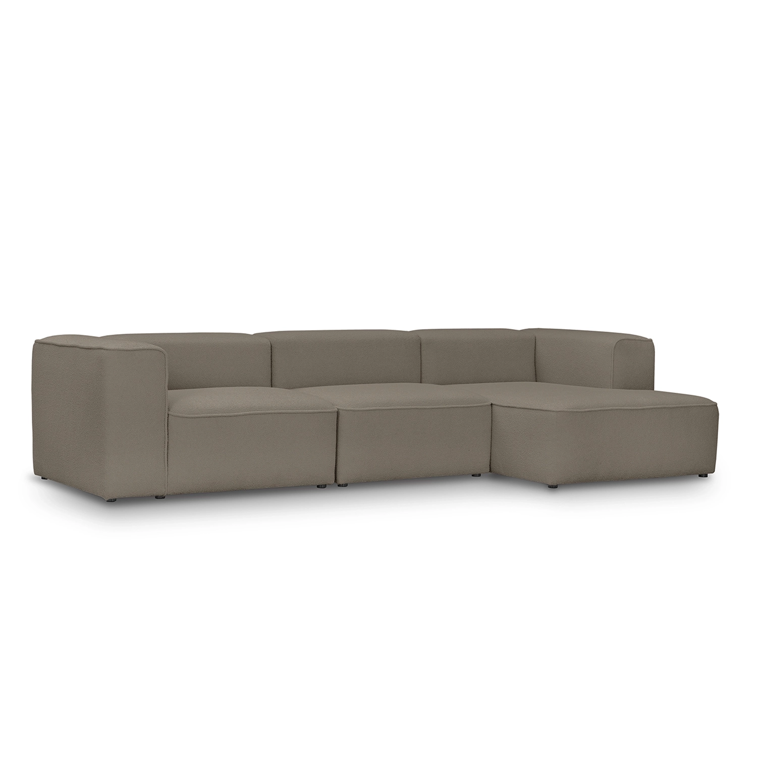 Modulares 3-Sitzer Schlafsofa 300x160 cm Luss coffee boucle| MONONI.PL