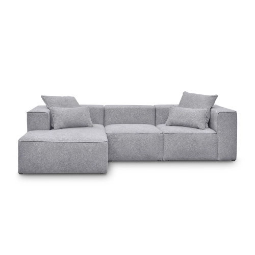 Narożnik modułowy Luss 3 osobowy 300x160 cm jasnosnoszary I MONONI.PL