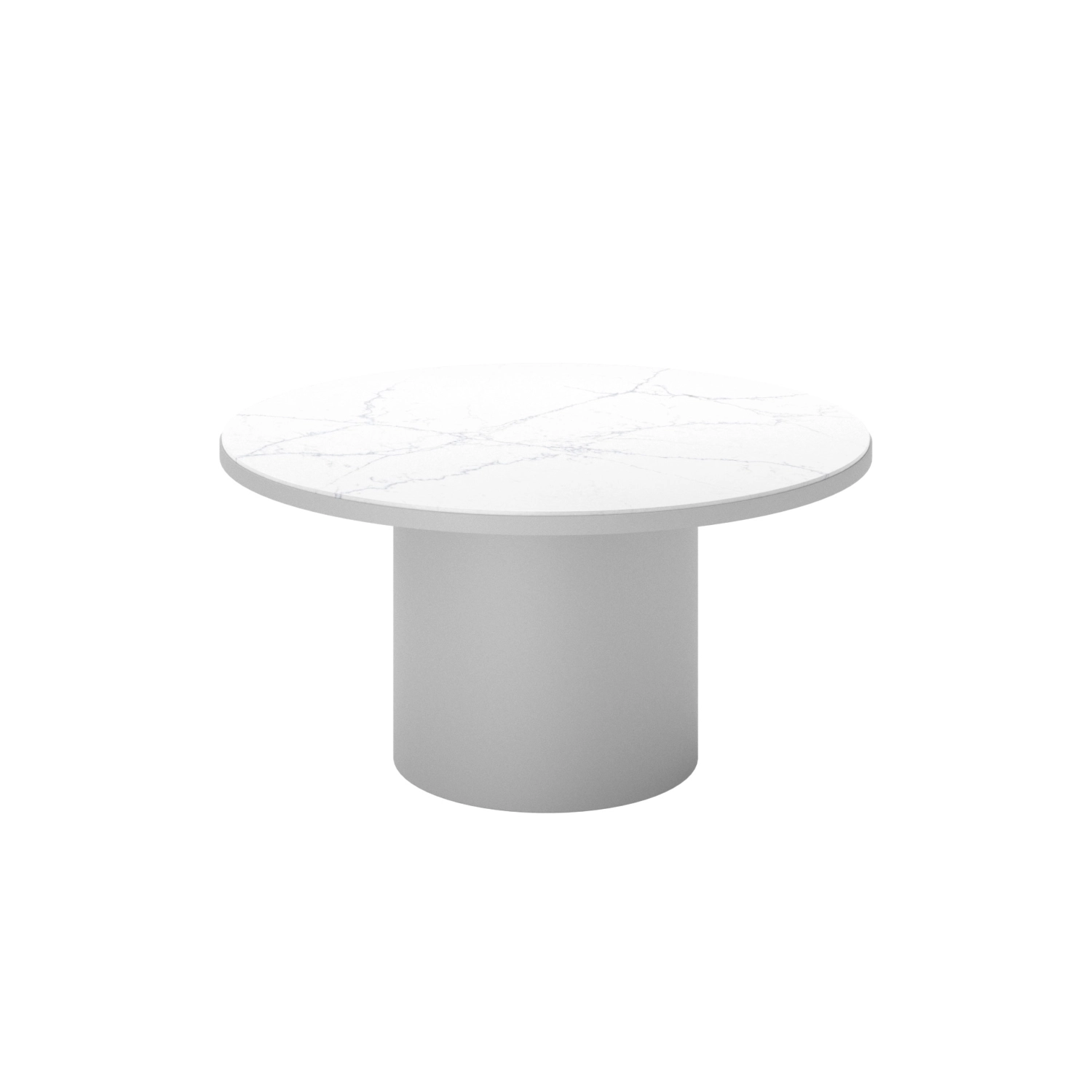 Tuba Waltz Couchtisch fi 80 cm mit Steinplatte I MONONI.PL