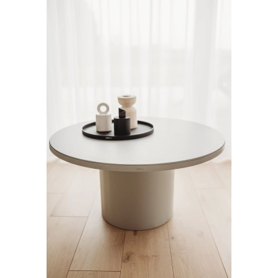 Tuba Waltz Couchtisch fi 80 cm mit Steinplatte I MONONI.PL