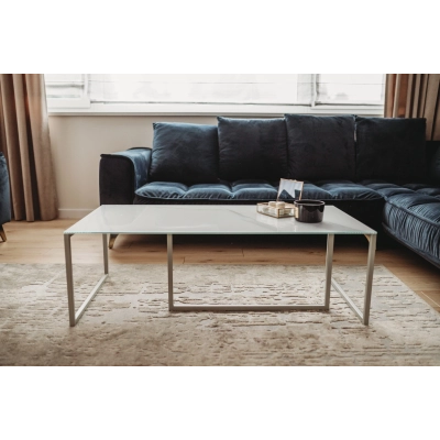Tulle Couchtisch 120x60 mit Glasplatte I MONONI.PL