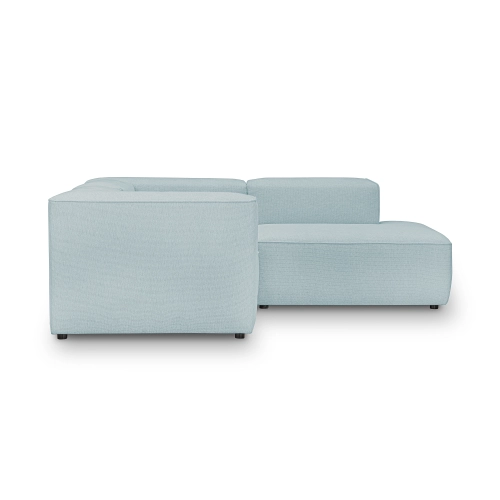 Modulares Ecksofa Luss 220x210 cm hellblau Chenille I MONONI.PL