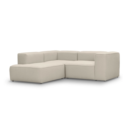 Narożnik modułowy Luss 220x210 cm jasnobeżowy boucle I MONONI.PL
