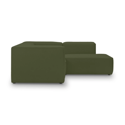 Kleines Ecksofa 220x210 cm Luss olive boucle I MONONI.PL