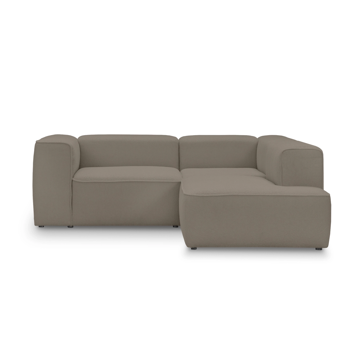 Mały narożnik 220x210 cm Luss kawowy boucle I MONONI.PL
