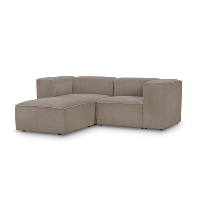 Moderne modulare Ecke 220x200 cm Luss taupe corduroy | MONONI.pl
