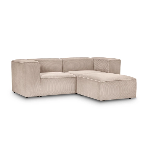 Narożnik Luss modułowy dwuosobowy 220x200 cm sztruks | MONONI.pl