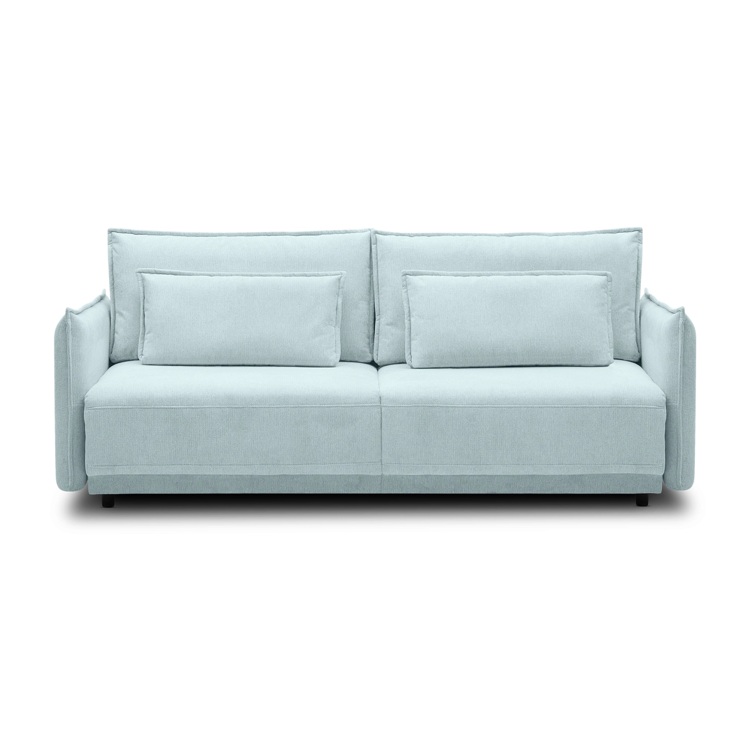 Sofa rozkładana Lorena 227x110 cm jasnoniebieski szenil | MONONI.PL
