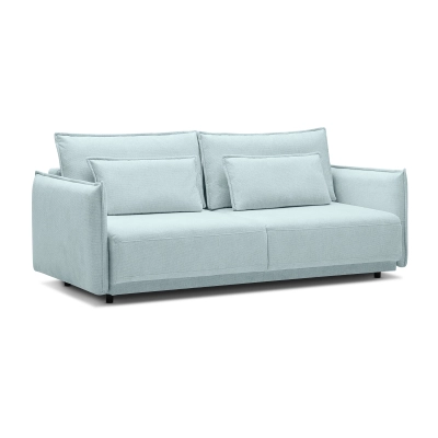 Lorena Schlafsofa 227x110 cm hellblau Chenille | MONONI.PL