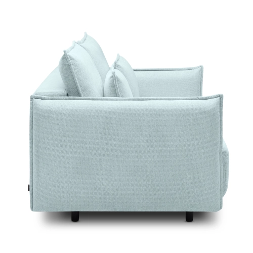 Lorena Schlafsofa 227x110 cm hellblau Chenille | MONONI.PL