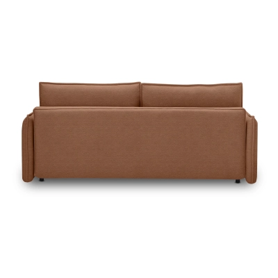 Sofa rozkładana 227x110 cm Lorena koralowy dzianina | MONONI.PL