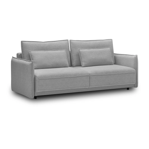 kopia Sofa rozkładana 227x110 cm Lorena szary dzianina | MONONI.PL
