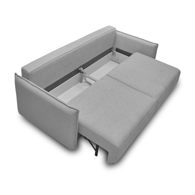 kopia Sofa rozkładana 227x110 cm Lorena szary dzianina | MONONI.PL