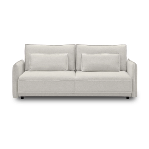 Sofa rozkładana 227x110 cm Lorena jasno szary dzianina | MONONI.PL