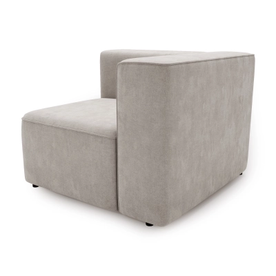 Seitenmodul Luss L 90 mit Armlehne, boucle I MONONI.PL