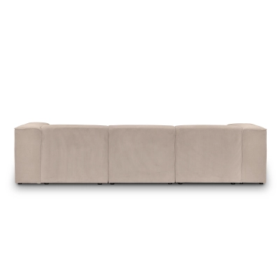 Großes modulares 3-Sitzer-Sofa 300x100cm Luss beige Kord I MONONI.PL