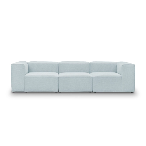 Modulares 3-Sitzer Sofa 300x100 cm Luss hellblau I MONONI.PL