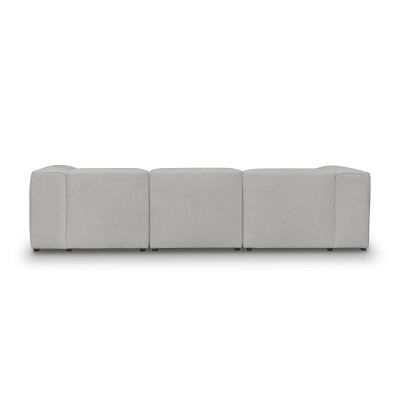 Sofa modułowa 3 osobowa 300x100 cm Luss jasnoszara szenil I MONONI.PL