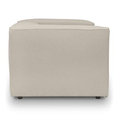 Sofa modułowa 2 osobowa 220x100 cm Luss jasnobeżowa boucle I MONONI.PL
