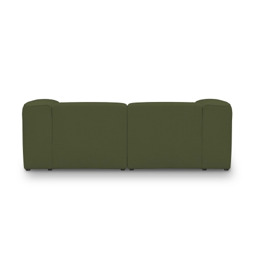 Modulares 2-Sitzer Sofa 220x100 cm Luss olive boucle I MONONI.PL