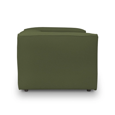 Modulares 2-Sitzer Sofa 220x100 cm Luss olive boucle I MONONI.PL