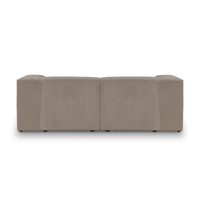 Modulares 2-Sitzer-Sofa 220x100 cm Luss taupe corduroy I MONONI.PL