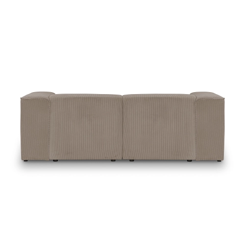Modulares 2-Sitzer-Sofa 220x100 cm Luss taupe corduroy I MONONI.PL