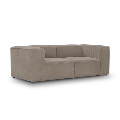 Modulares 2-Sitzer-Sofa 220x100 cm Luss taupe corduroy I MONONI.PL