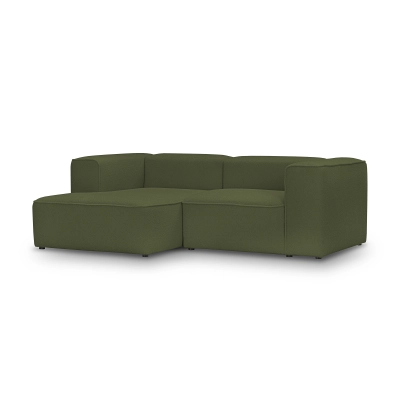 Modulares Ecksofa 220x160 cm Luss olive boucle MONONI.PL