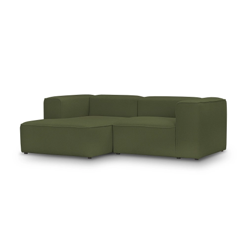 Modulares Ecksofa 220x160 cm Luss olive boucle MONONI.PL