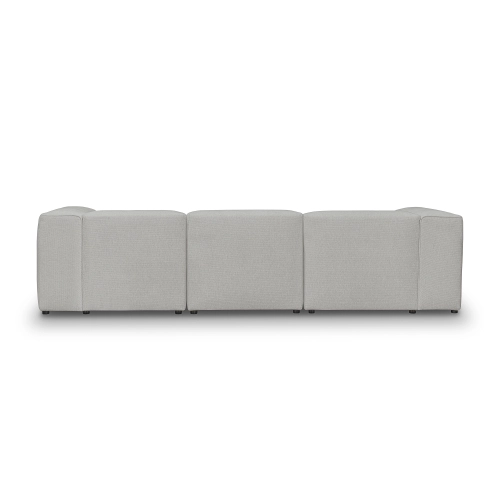 Wygodna sofa modułowa 3 osobowa 330x100 cm Luss jasnoszara I MONONI.PL
