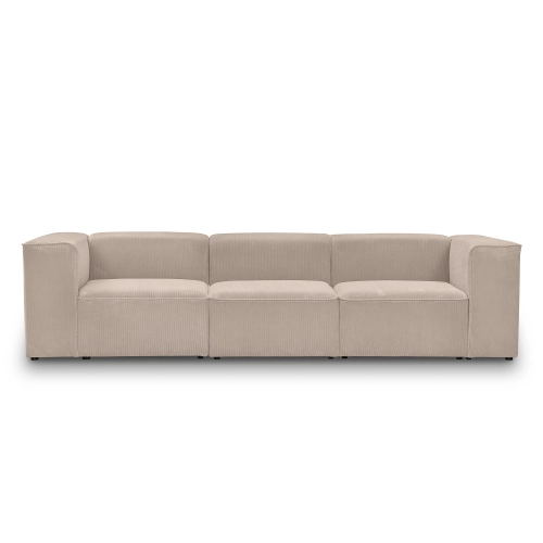 Nowoczesna sofa modułowa 3 osobowa 330x100 cm Luss beżowa I MONONI.PL