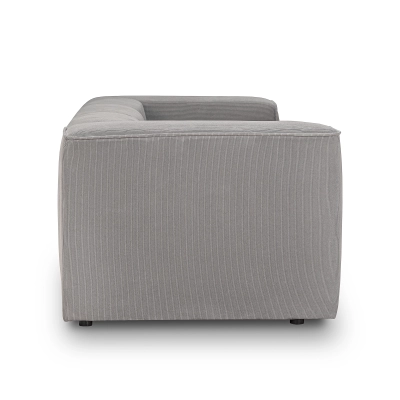 Nowoczesna sofa modułowa 330x100 cm Luss jasnoszara sztruksI MONONI.PL