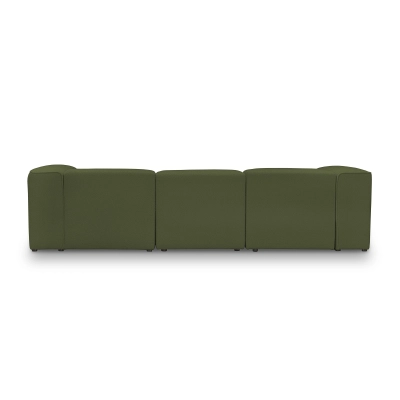 Modulares Sofa 330x100 cm Luss olive boucle I MONONI.PL