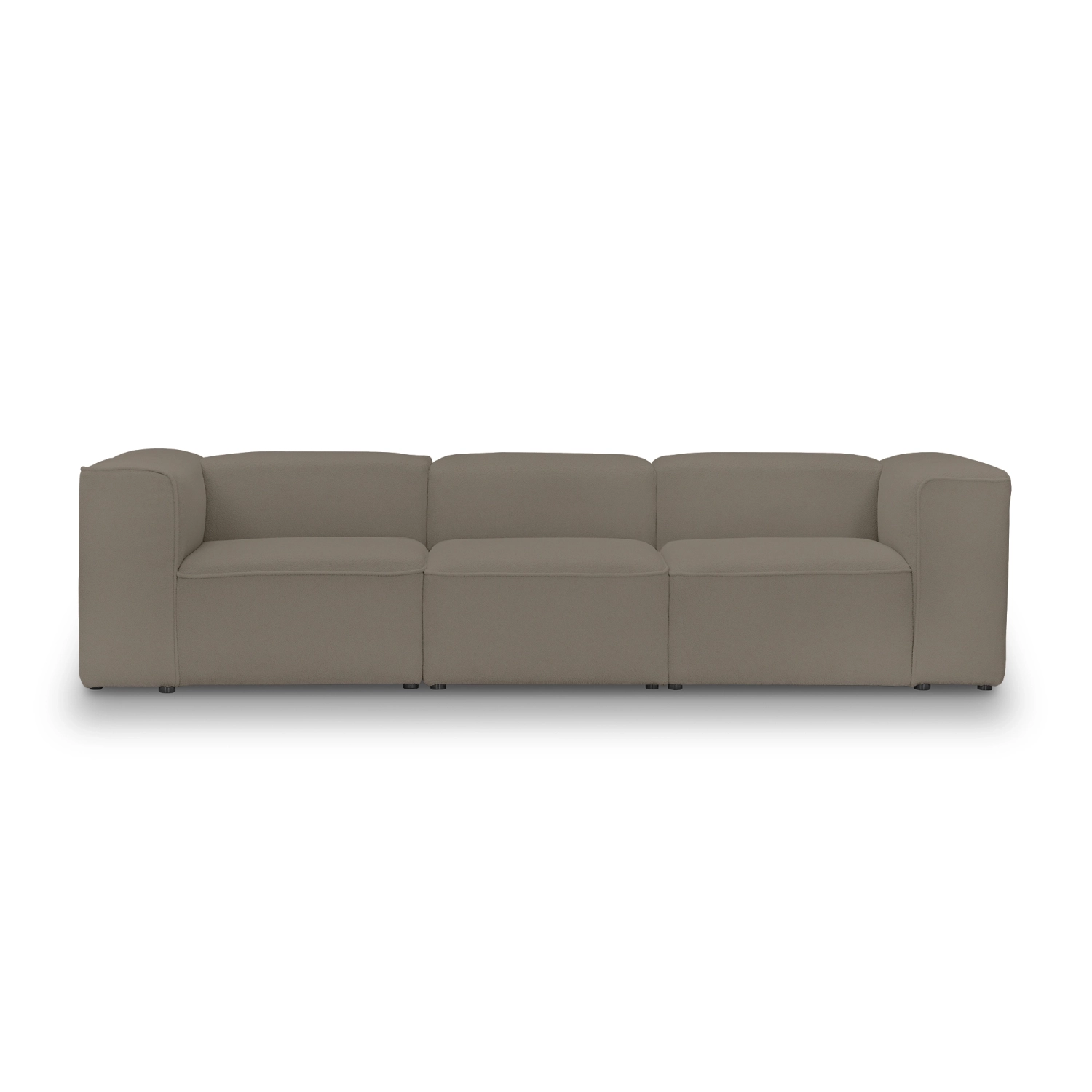 Sofa modułowa 330x100 cm Luss kawowa boucle I MONONI.PL