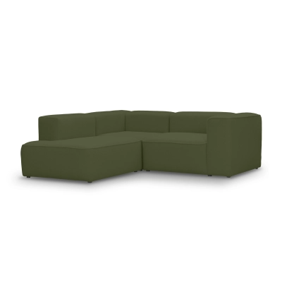 Kleine modulare Ecke 210x210 cm Luss olive boucle I MONONI.PL