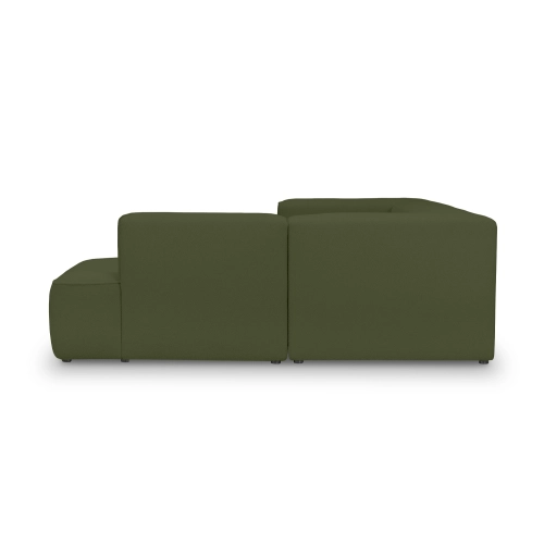 Mały narożnik modułowy 210x210 cm Luss oliwkowy boucle I MONONI.PL