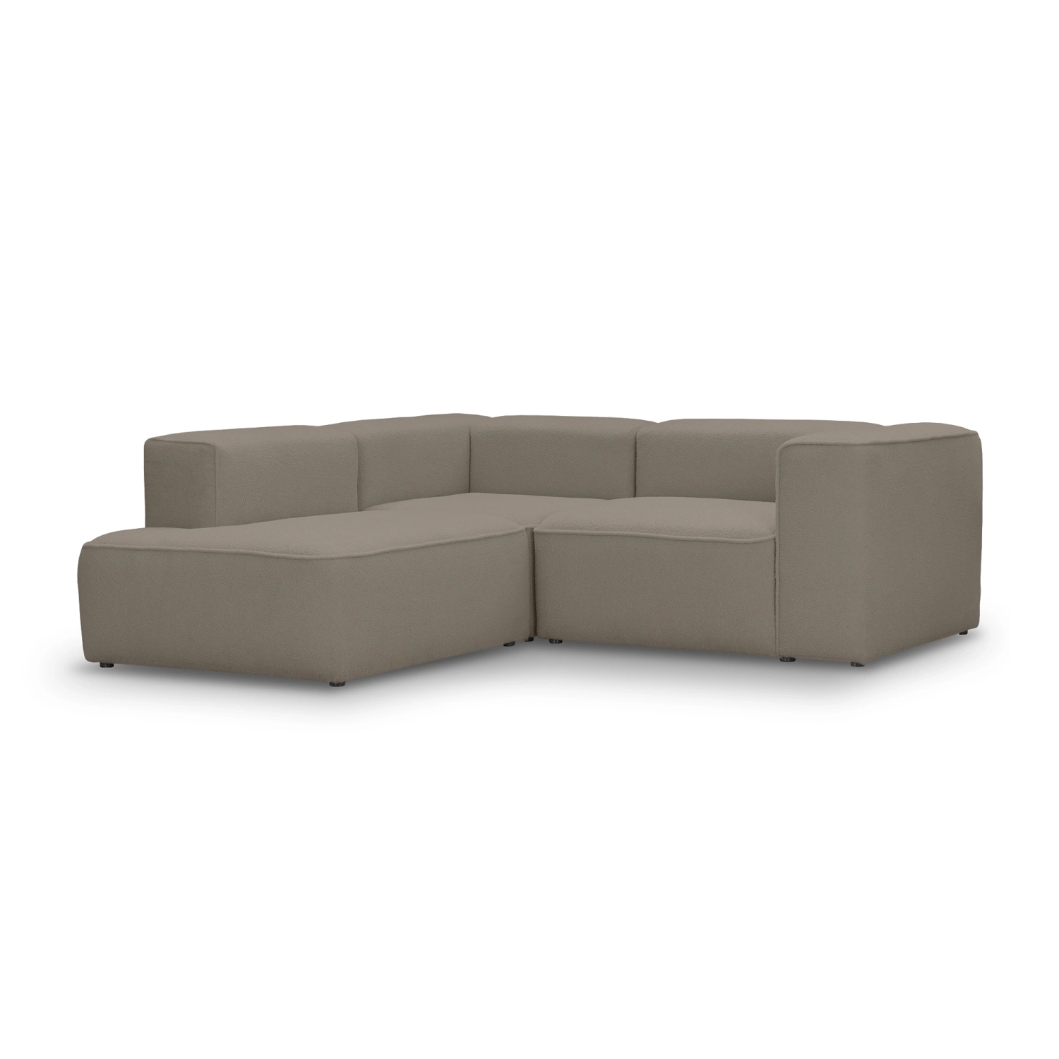 Luss mały narożnik 2 osobowy 210x210 cm, boucle I MONONI.PL