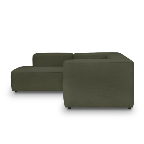 Narożnik modułowy 290x210 cm Luss oliwkowa zieleń szenil I MONONI.PL