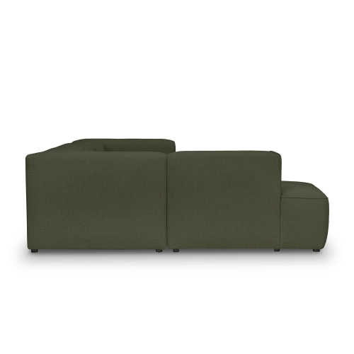 Narożnik modułowy 290x210 cm Luss oliwkowa zieleń szenil I MONONI.PL