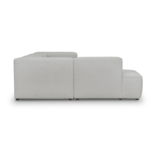 Modernes Ecksofa Luss 290x210 cm hellgrau Chenille I MONONI.PL