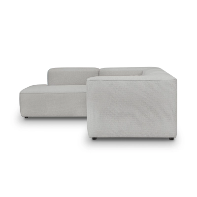 Modernes Ecksofa Luss 290x210 cm hellgrau Chenille I MONONI.PL